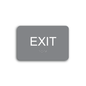 ADA EXIT 6"x 4"