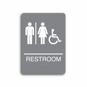 ADA Restroom 6.5"x 9"