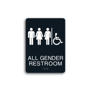 ADA Restroom All Gender/accessible 6.50"x 9"