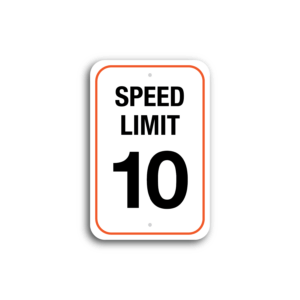 Aluminum Parking Sign - Reflective - 12"x 18"