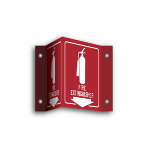 Fire Extinguisher Arrow 12"x 5"