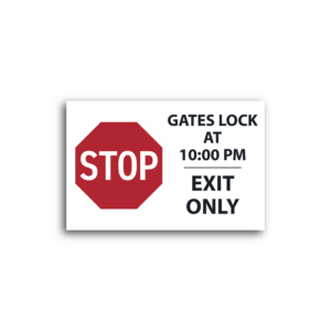 Gate Signs